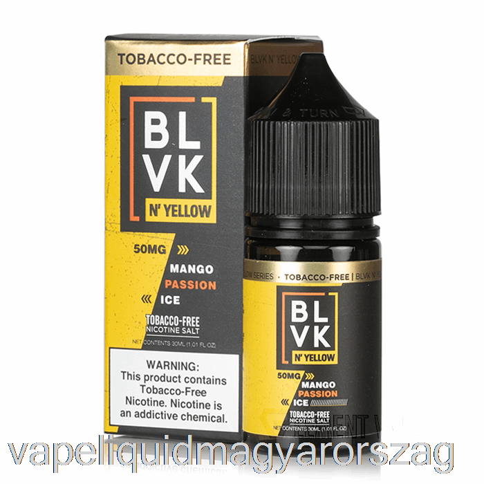 Mangó Passion Jég - Blvk N' Yellow Salts - 30 Ml 35 Mg Vape E Cigi